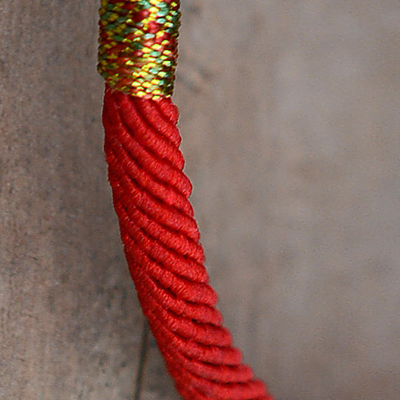 Bracelet Pixiu Luck en Fil Rouge ou Noir & Plaqué Or 24 Carats | Abondance & Protection Symbolique