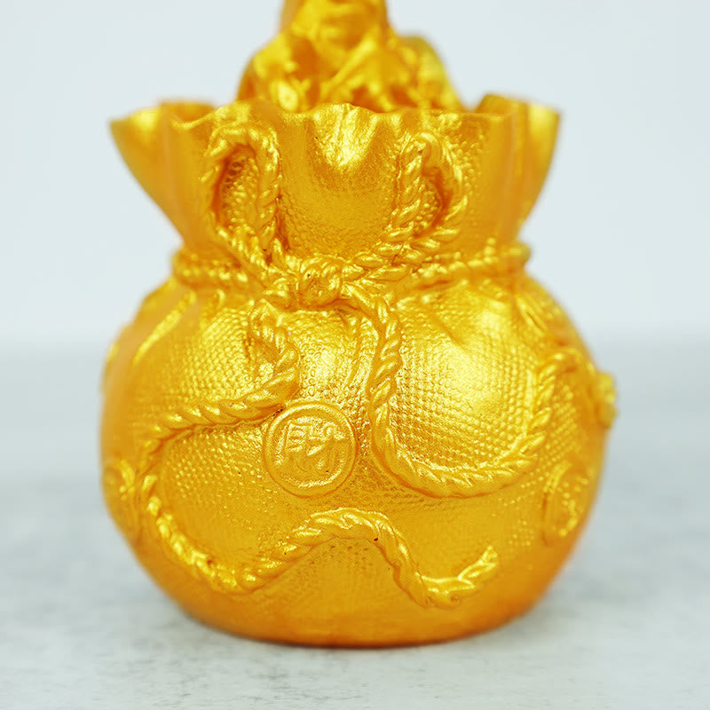 Citrine naturelle Ornement de pierre précieuse pour arbre à argent - Feng Shui pour la prospérité