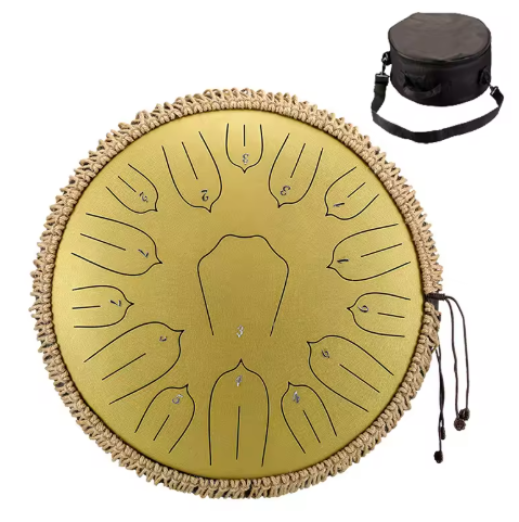 Tongue Drum 15 Notes 432 Hz – Mandala, Pack Complet