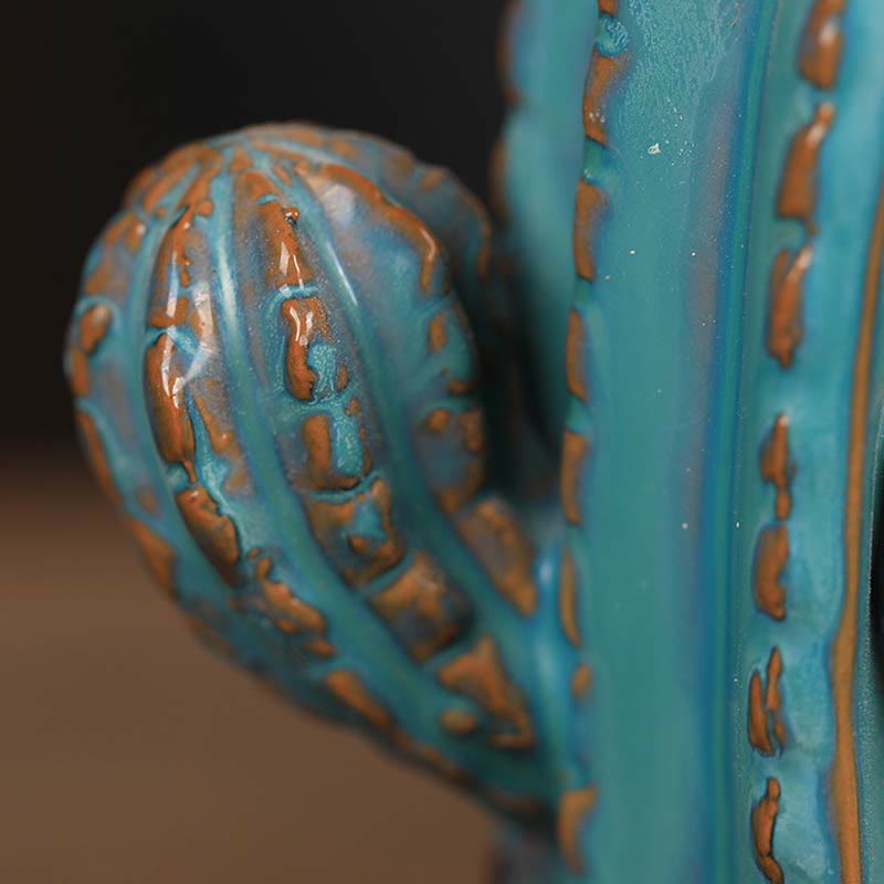 Porte-Encens Cactus à Reflux en Céramique 12,5 cm Relaxation