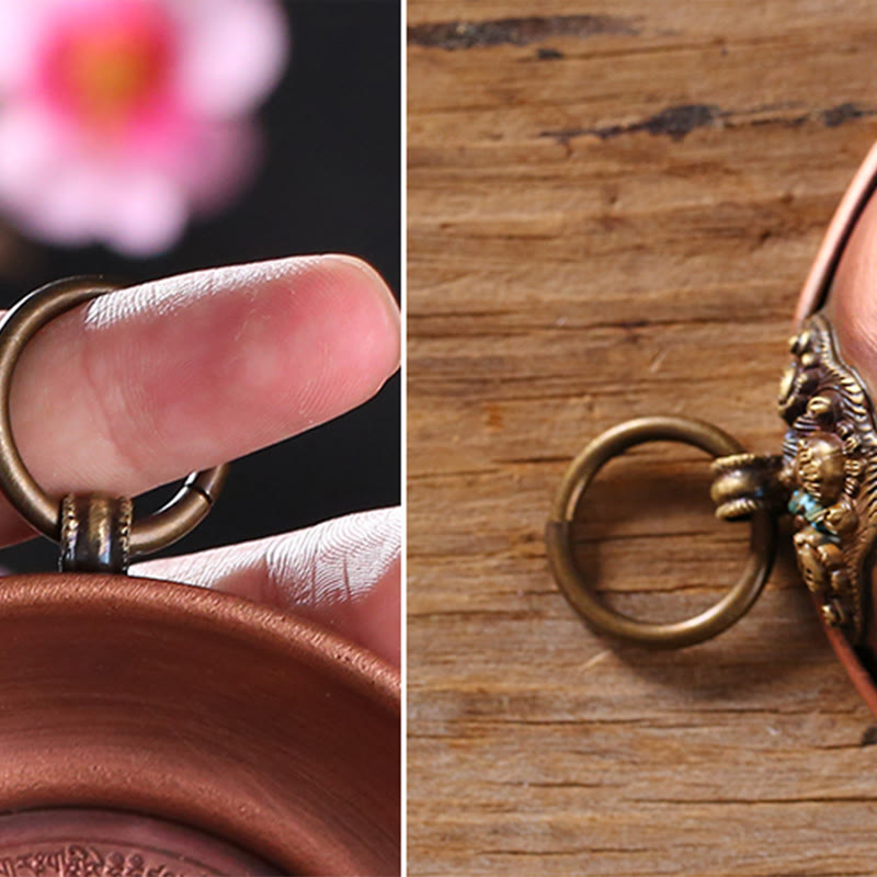 Petit Autel de Prière en Cuivre | Accessoire pour Espace Sacré et Rituels