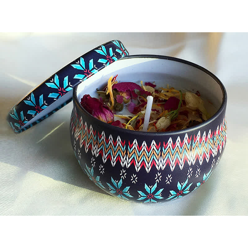 Bougie Spirituelle en Cire de Soja pour Méditation et Rituels