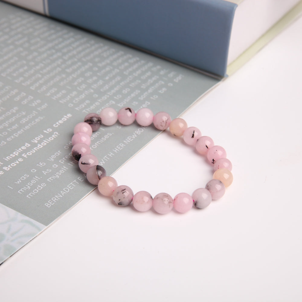 Bracelet en Jade Australien Naturel – Harmonie & Douceur – Perles 8 mm