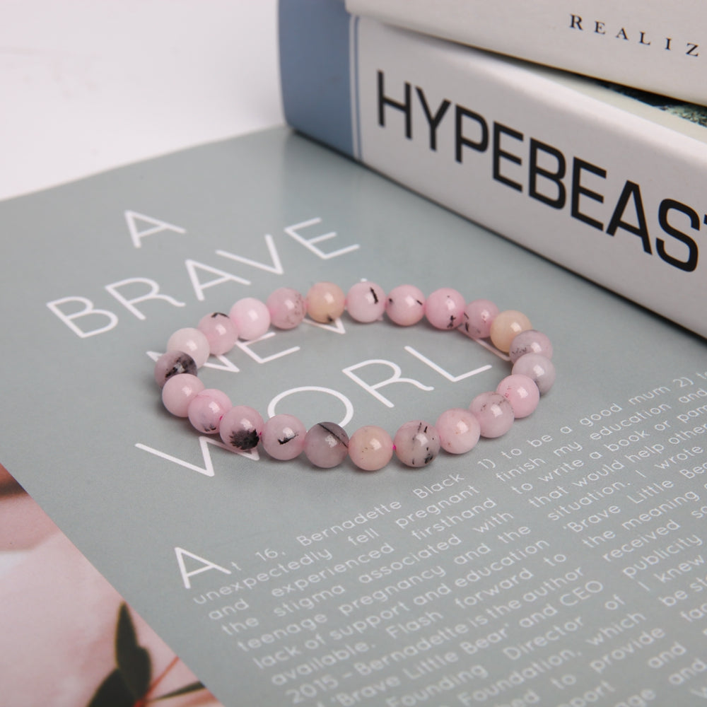 Bracelet en Jade Australien Naturel – Harmonie & Douceur – Perles 8 mm