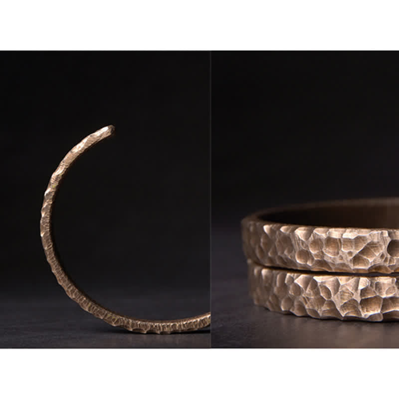 Bracelet Spirituel Équilibre en Pierre de Lave 8 mm & Cuivre