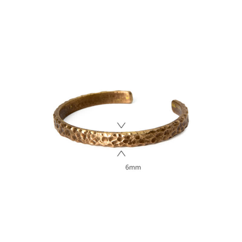 Bracelet Spirituel Équilibre en Pierre de Lave 8 mm & Cuivre