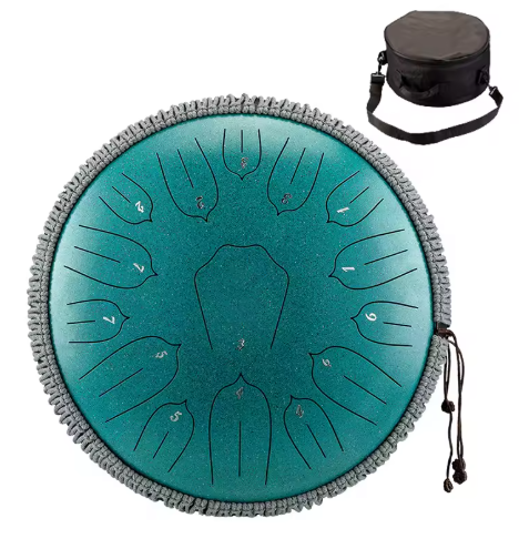 Tongue Drum 15 Notes 432 Hz – Mandala, Pack Complet