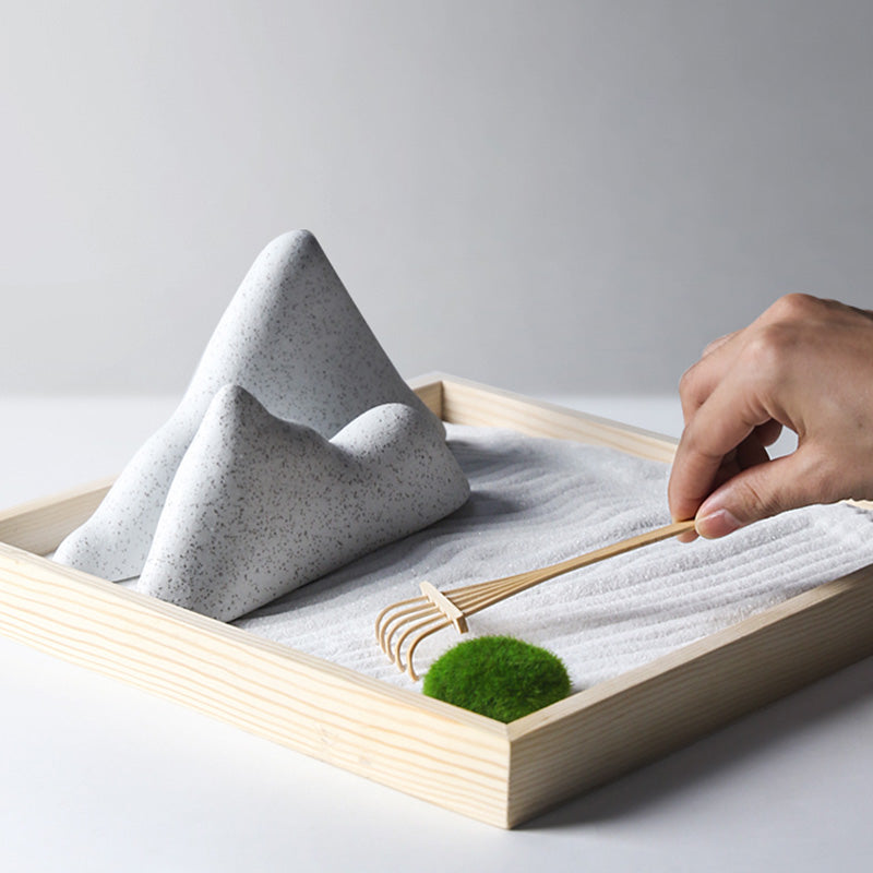 Décoration Jardin Zen en Céramique | Rochers Décoratifs pour Méditation