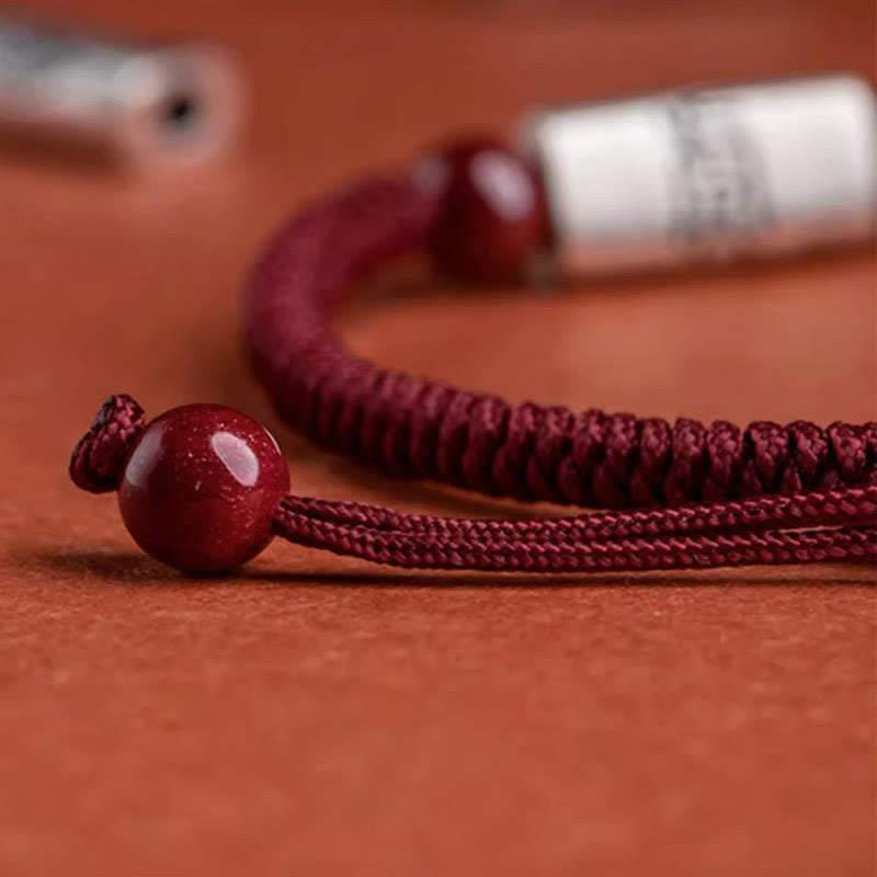 Bracelet de Protection Zodiaque Chinois en Argent Sterling 925 & Fil Rouge (Ajustable)