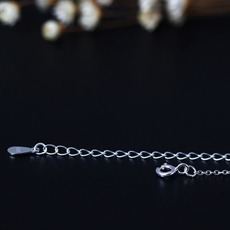 Collier Lotus Argent 925 & Lazurite – Clarté & Sérénité