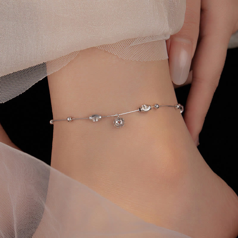 Chevillière Perles Argent 925 6 mm