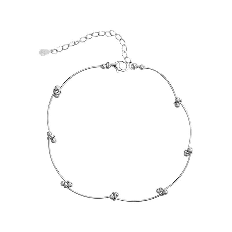 Chevillière Argent 925 Motif Vague