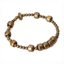 Bracelet cuivre oxydé fait main – Style punk/rock, mixte et stretch