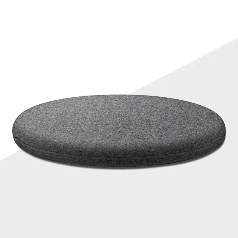 Coussin de Chaise Rond Japonais en Coton & Mousse à Mémoire de Forme – 30 / 35 cm