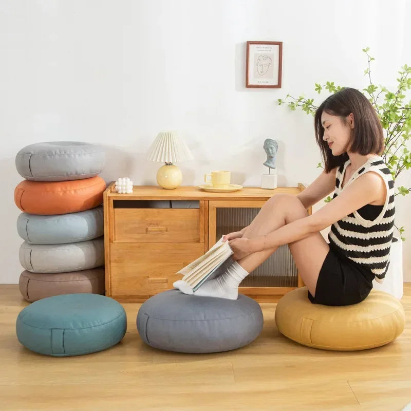 Coussin de Sol Japonais Portable en Tissu Technologique – 40 / 45 cm