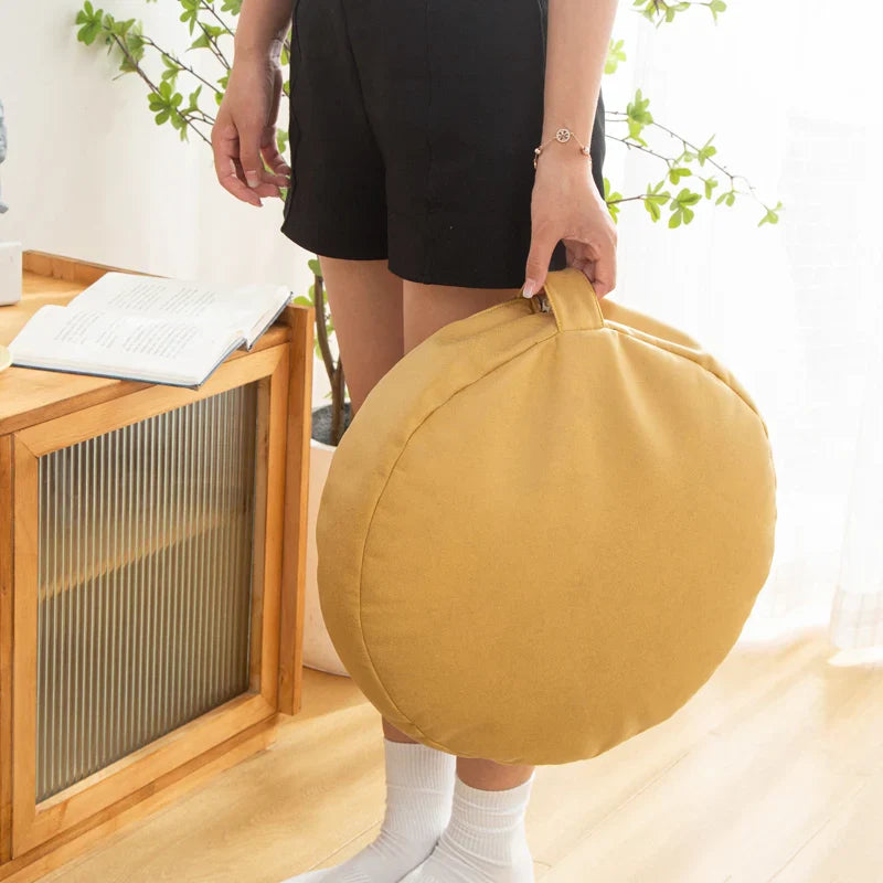 Coussin de Sol Japonais Portable en Tissu Technologique – 40 / 45 cm