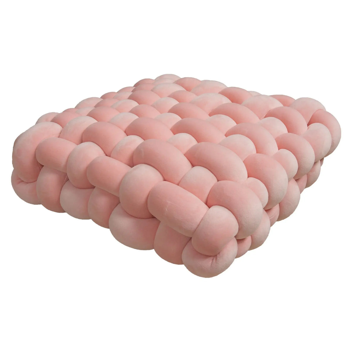 — Coussin de Sol Tressé en Coton 40 × 40 cm | Confort Douillet & Style Moderne
