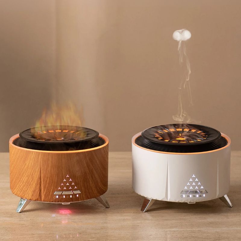 Diffuseur d’Huiles Essentielles “Nuage Magique” – Brumisateur Ultrasonique Aromathérapie & Ambiance Zen