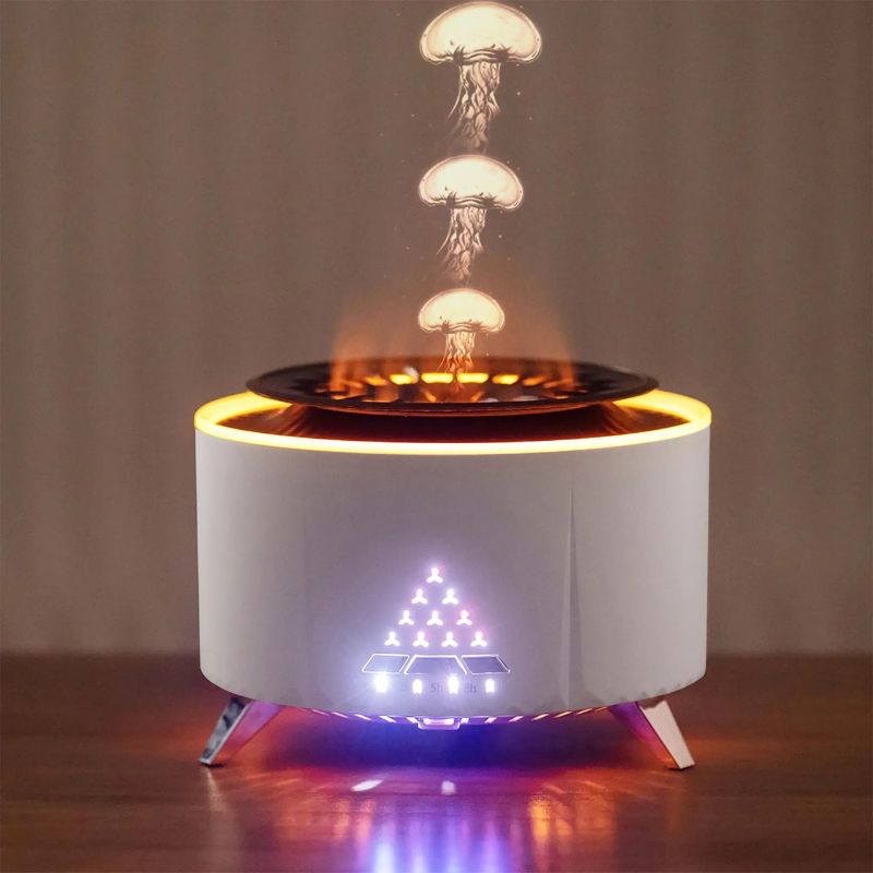 Diffuseur d’Huiles Essentielles “Nuage Magique” – Brumisateur Ultrasonique Aromathérapie & Ambiance Zen