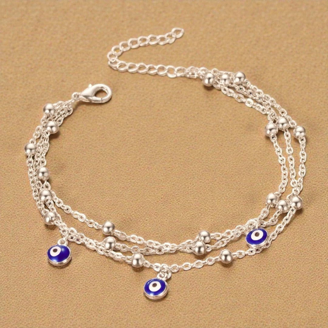 Bracelet de Cheville Oeil Bleu