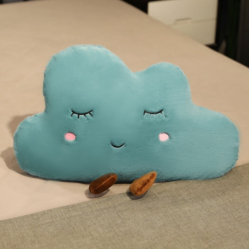 Coussin Nuage Kawaii Japonais en Tissu Doux – 55 × 32 cm