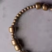 Bracelet cuivre oxydé fait main – Style punk/rock, mixte et stretch
