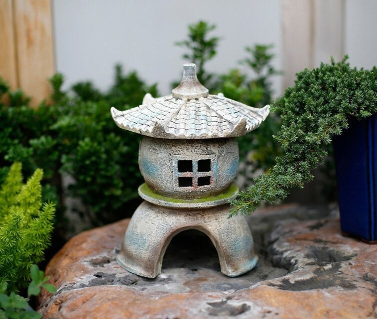 Statue Japonaise Extérieure Jardin Zen en Duo