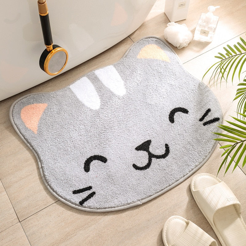 Tapis de Bain Japonais Chat Kawaii | Douceur Thermique & Charme Ludique