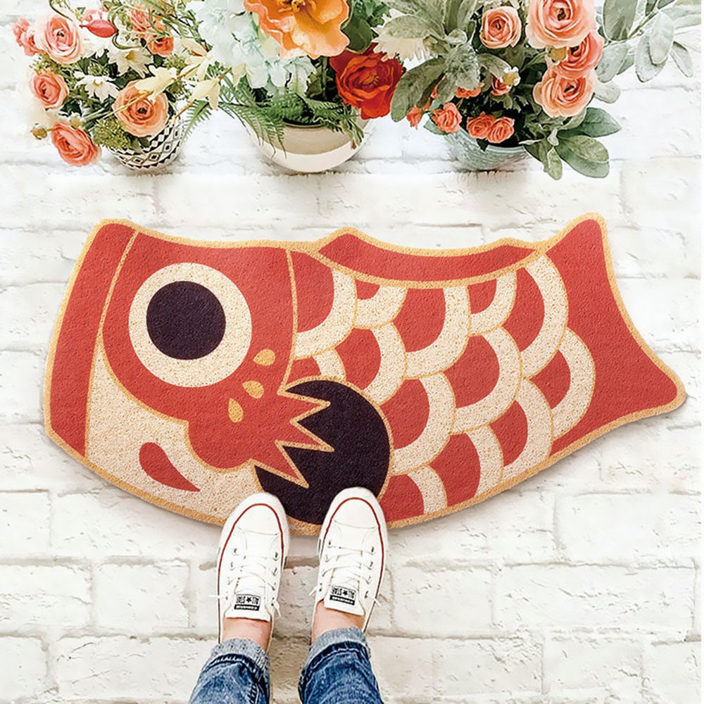Tapis Japonais Koi Original | Motif Carpe Koï & Confort Thermique