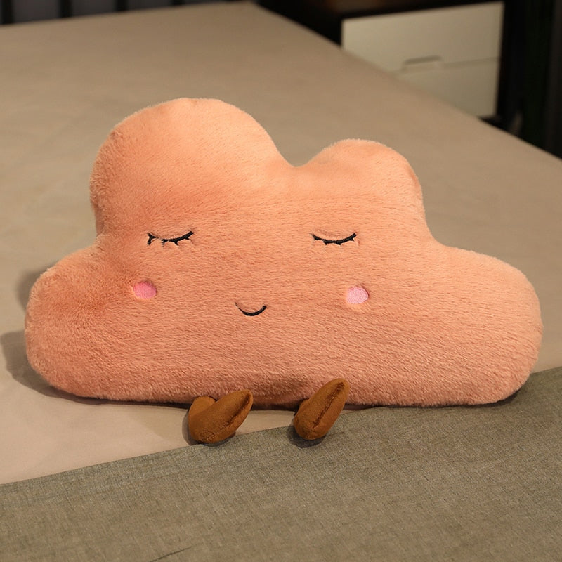 Coussin Nuage Kawaii Japonais en Tissu Doux – 55 × 32 cm