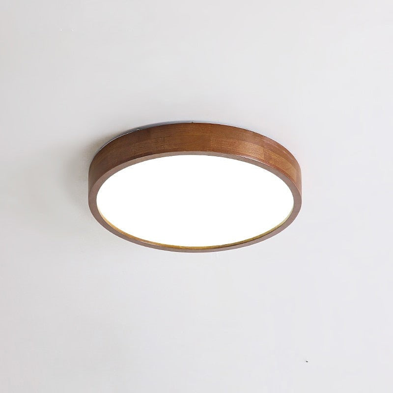 Plafonnier Japonais en Bois
