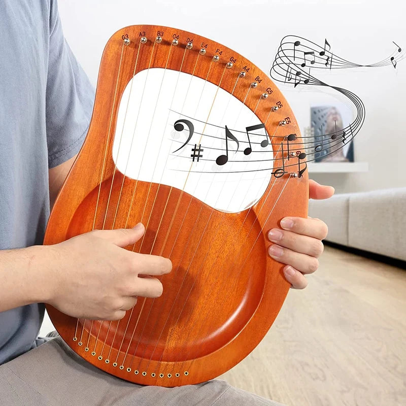 Lyre Acajou 16 Cordes