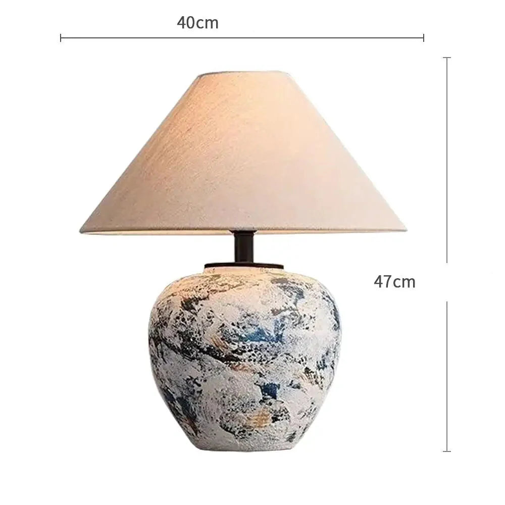 Lampe Japonaise en Céramique Artisanale