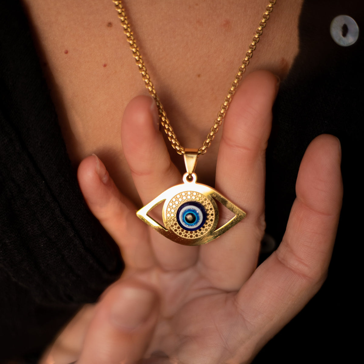 Pendentif Oeil Bleu - Protection du Mauvais Oeil