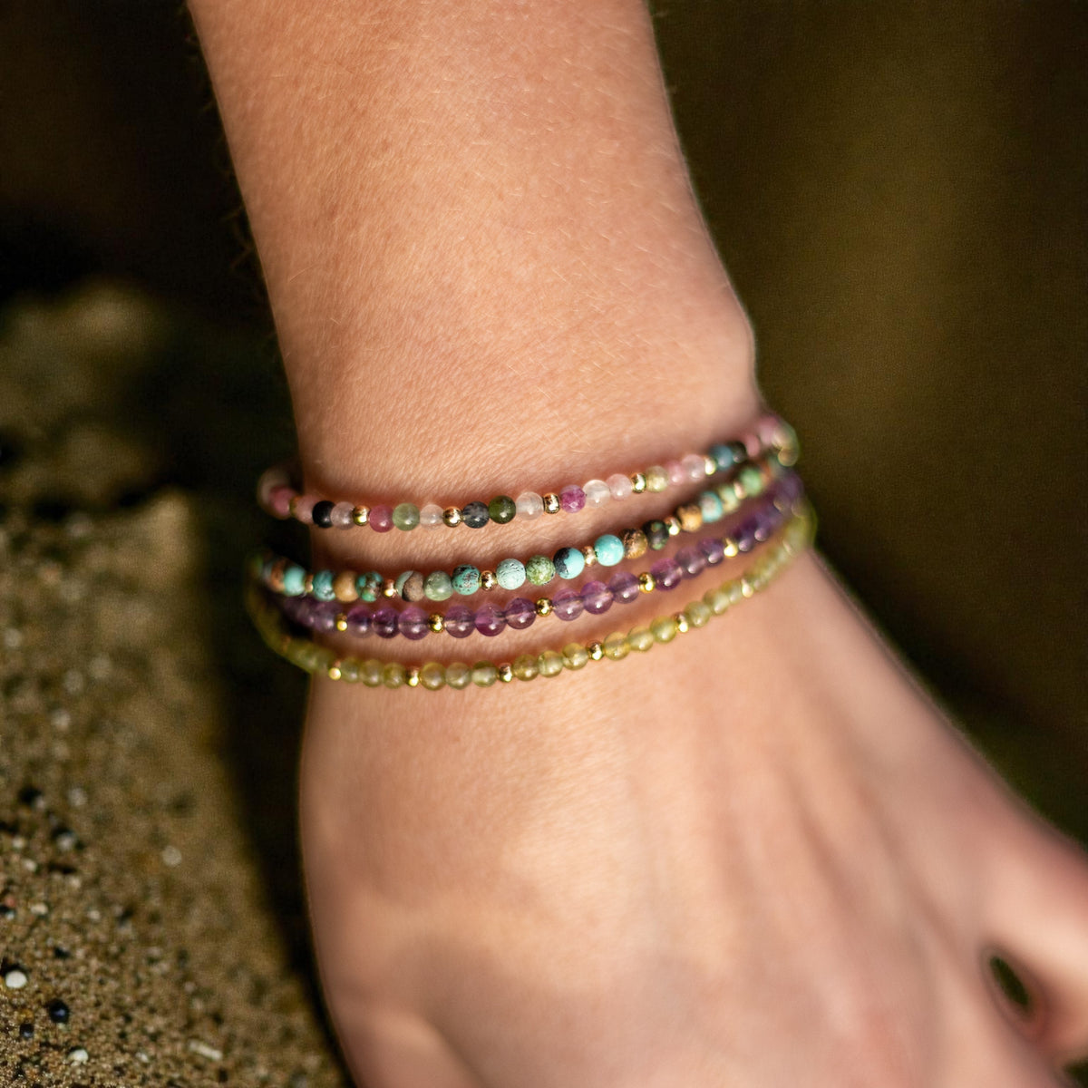 Bracelet Raffiné en Pierres Naturelles Fines