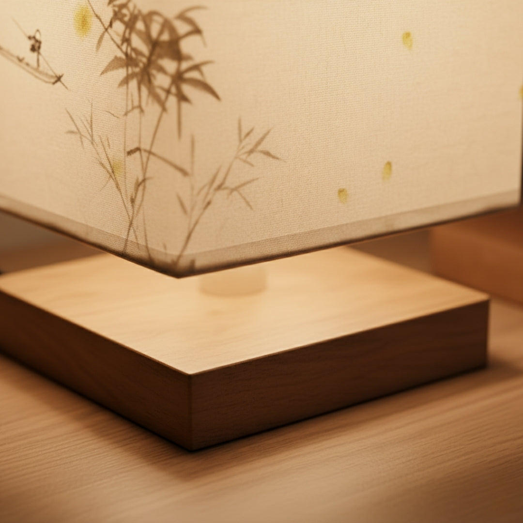 Lampe de Chevet Japonaise Scandinave – Éclairage Doux & Ambiance Zen pour Chambre et Salon