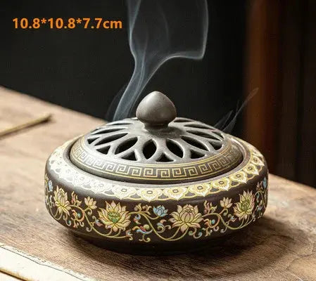 Brûleur d’Encens en Céramique Zen, Élégance & Sérénité