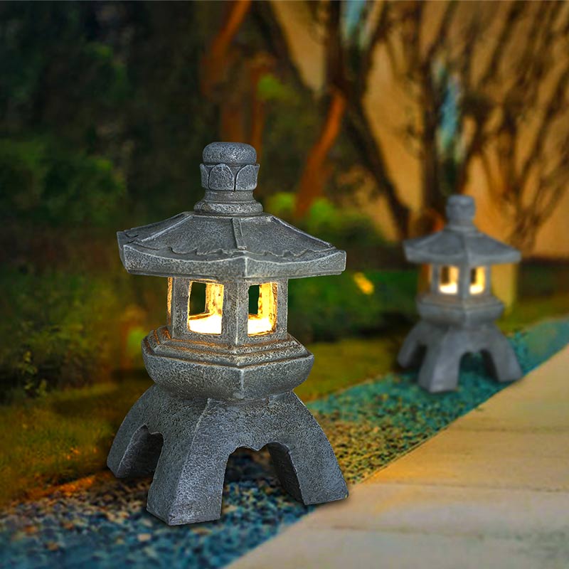 Statue Japonaise de Jardin Décoration Zen Extérieur