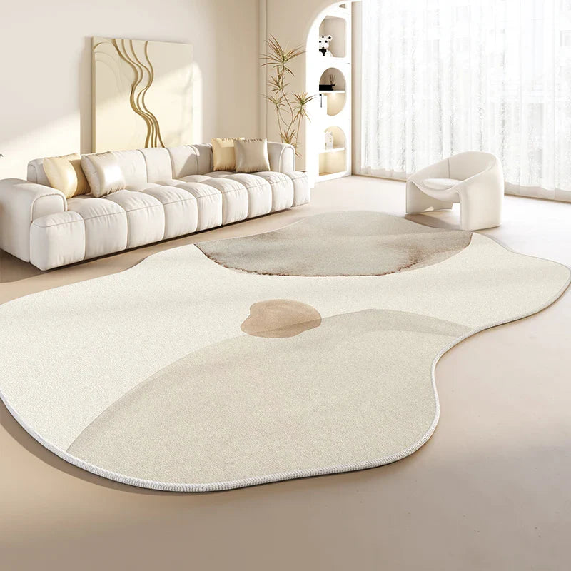Tapis Japonais Irrégulier Épais en Peluche