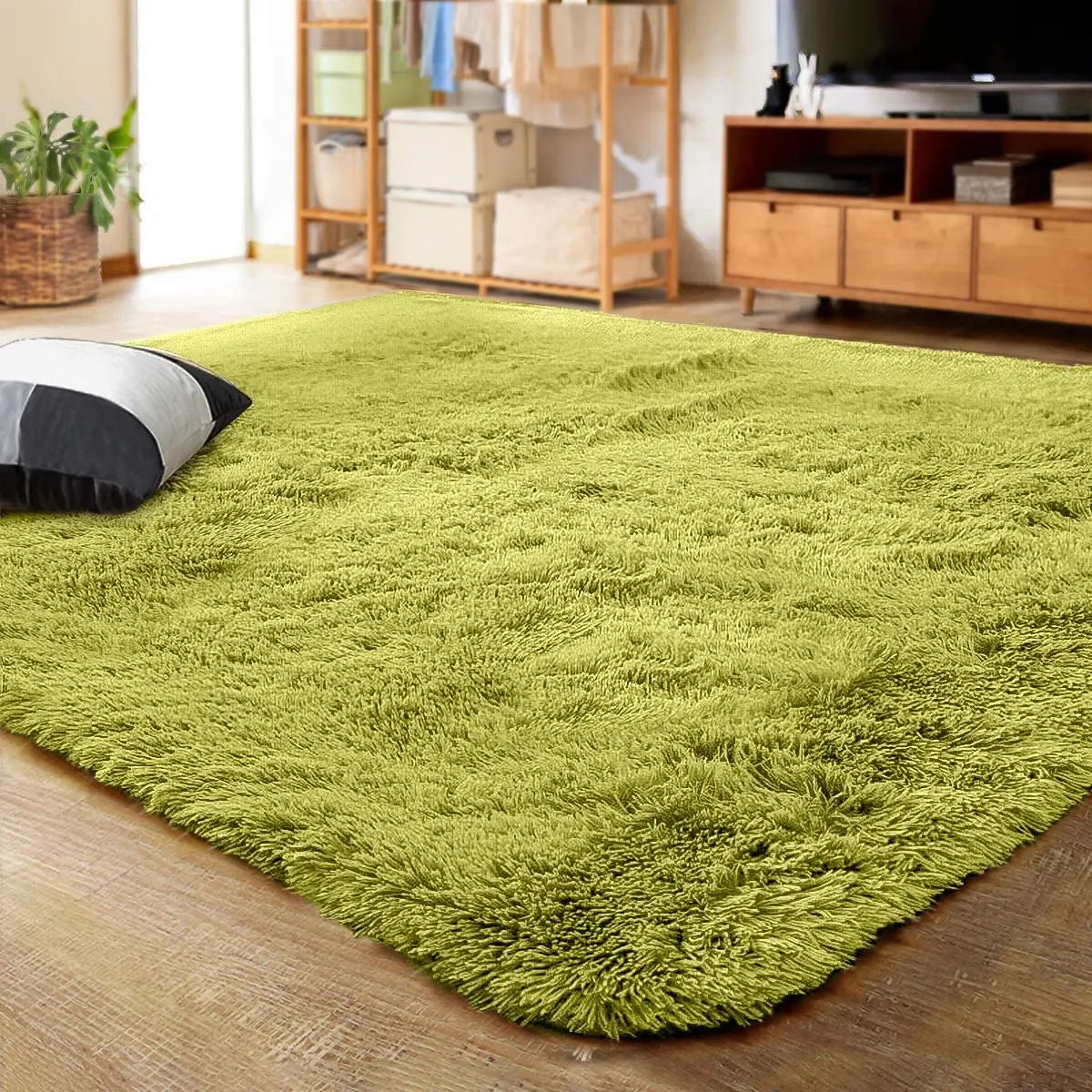 Tapis Japonais en Fourrure Douce | Luxe Cocooning & Élégance Intemporelle
