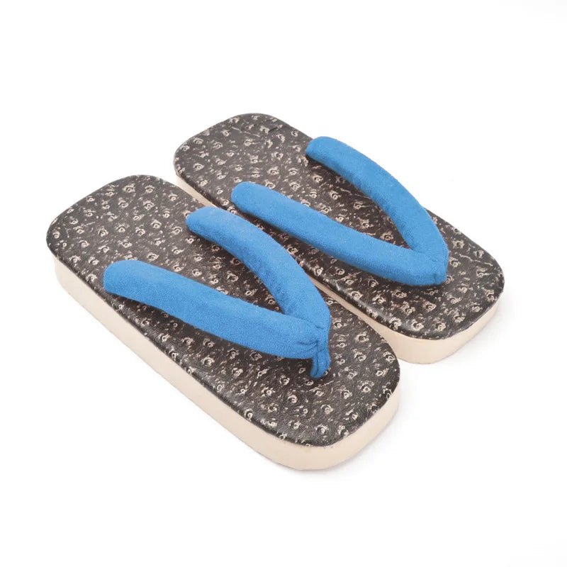 Geta Japonaises Traditionnelles en Coton & PVC