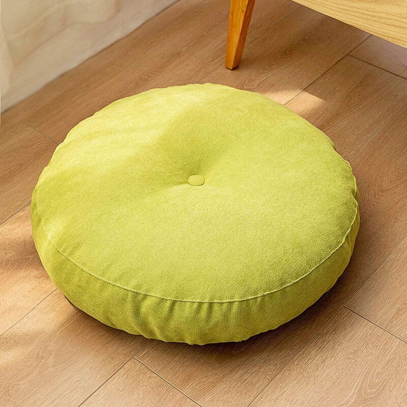 — Coussin Japonais de Sol Rond 47 cm | Confort Durable & Esprit Zen