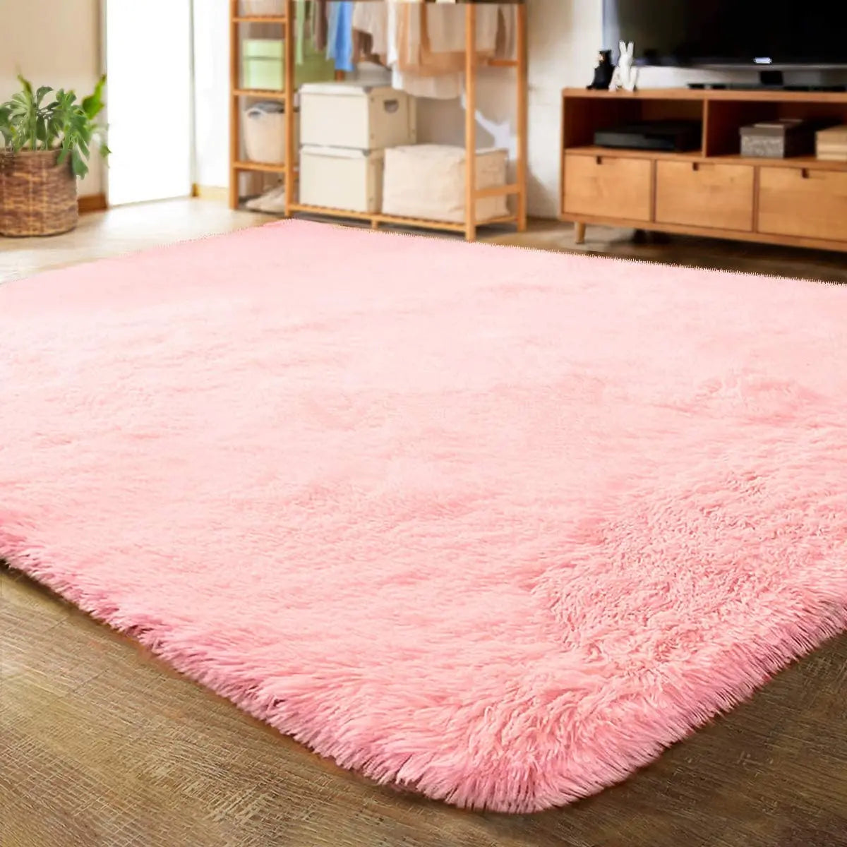 Tapis Japonais en Fourrure Douce | Luxe Cocooning & Élégance Intemporelle