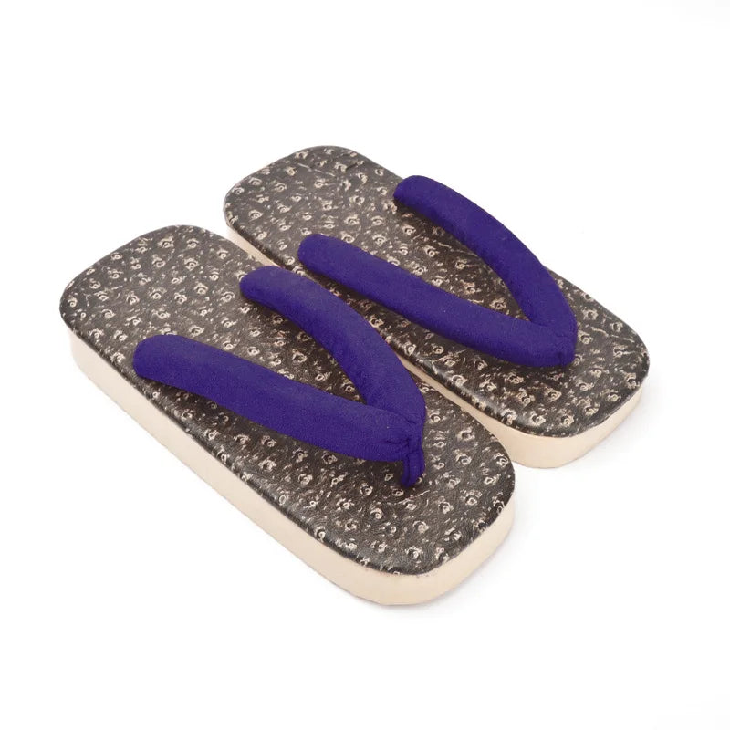 Geta Japonaises Traditionnelles en Coton & PVC