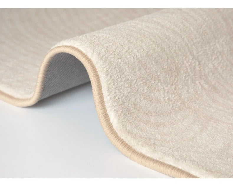 Tapis Japonais en Peluche | Douceur Enveloppante & Élégance Épurée