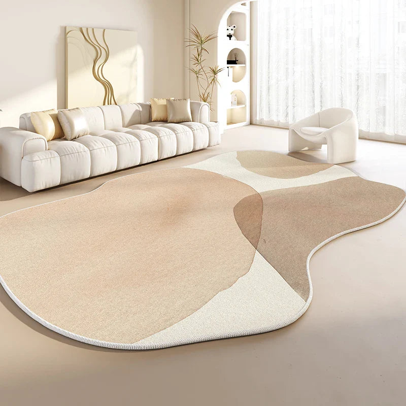 Tapis Japonais Irrégulier Épais en Peluche