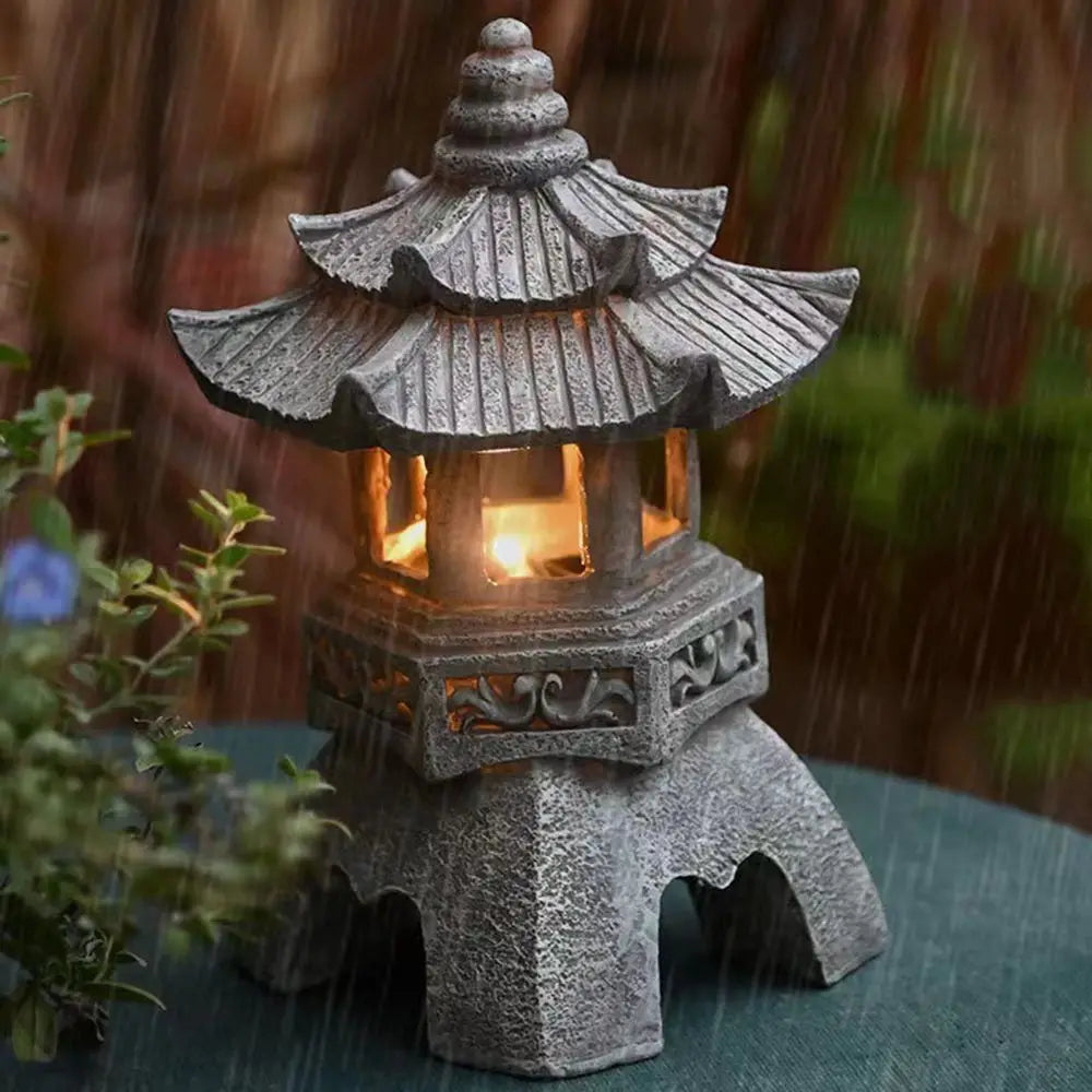 Statue Japonaise Lampe Design Zen Intérieur