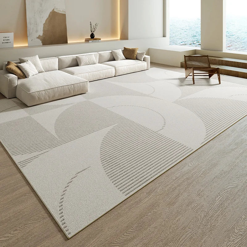 Tapis Japonais Rayé en Relief Épaissi