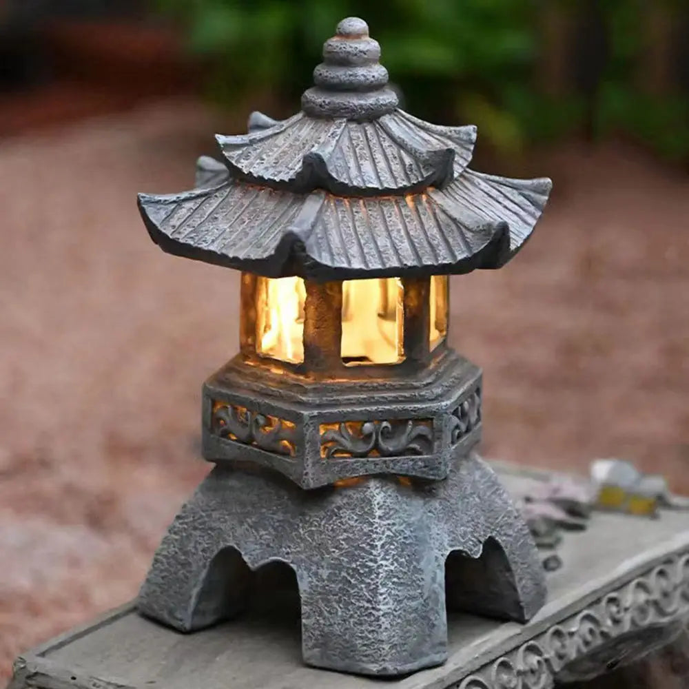 Statue Japonaise Lampe Design Zen Intérieur