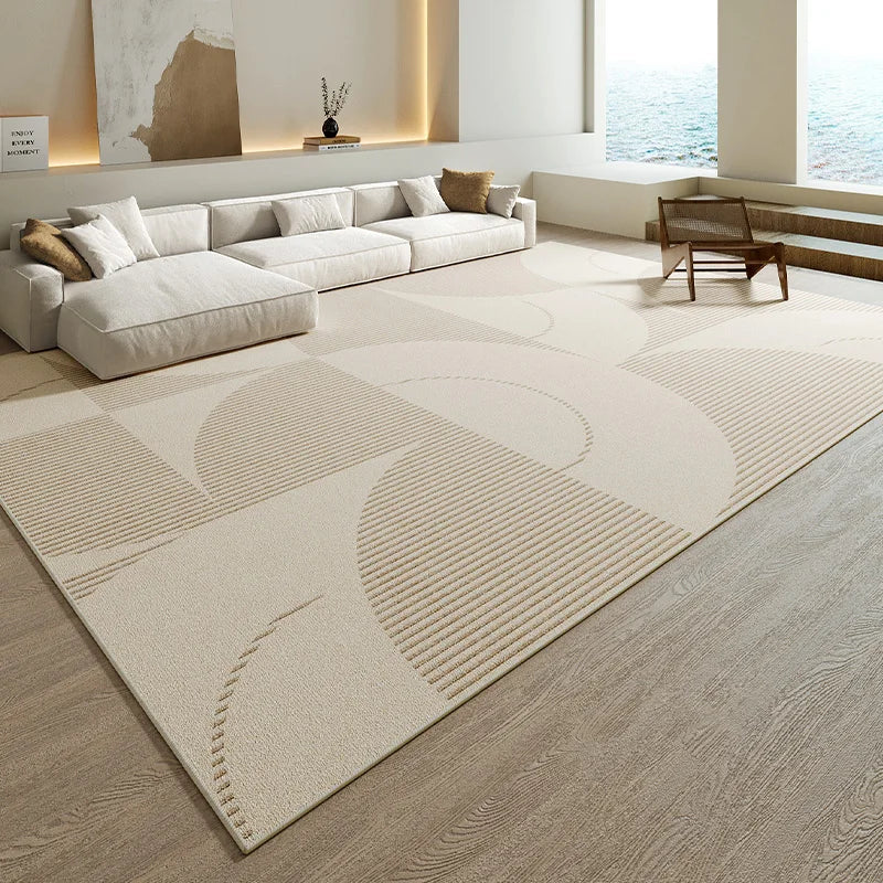 Tapis Japonais Rayé en Relief Épaissi